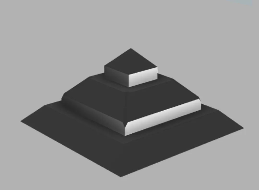 Negative of cube to mold