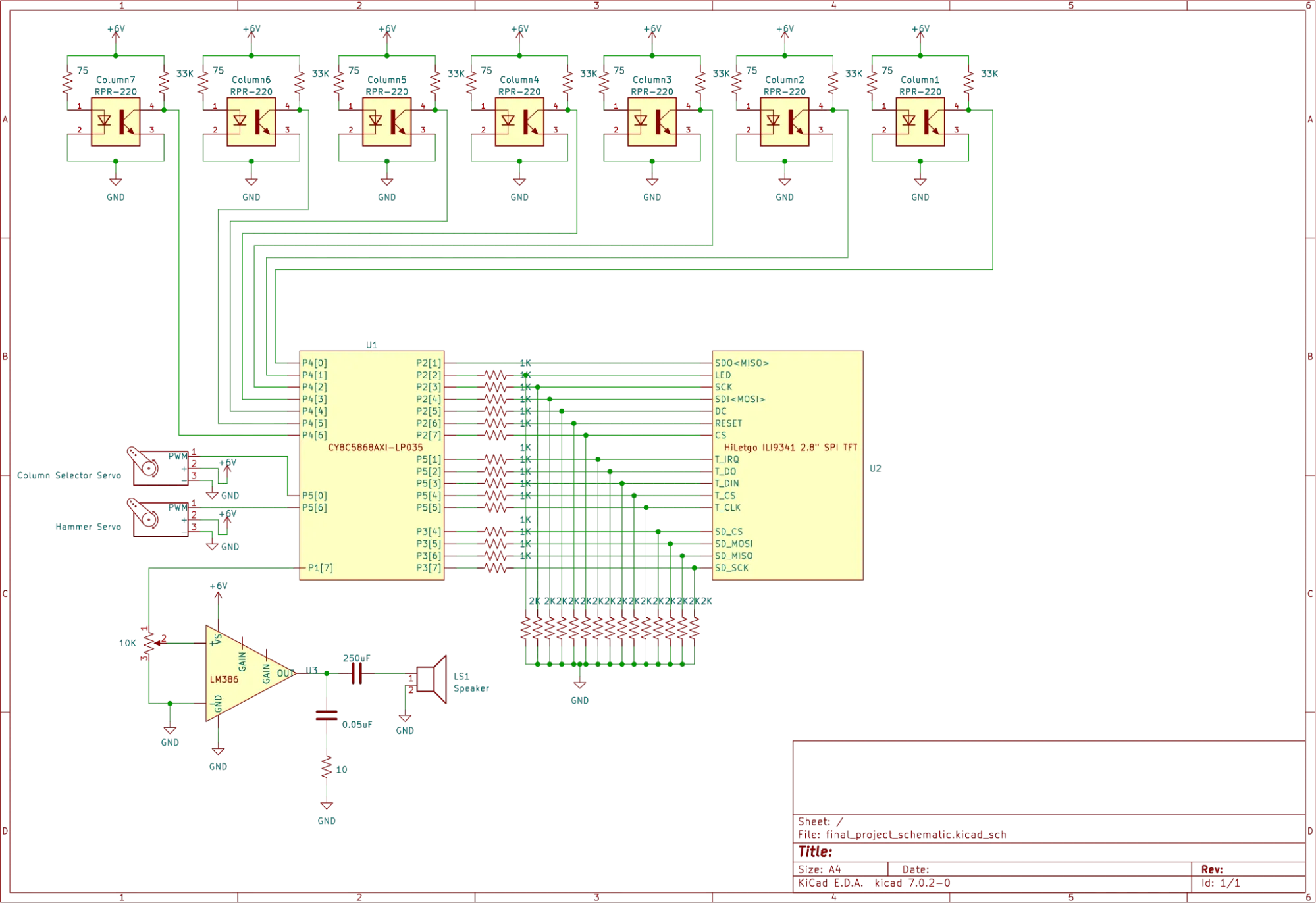 Full robot schematic