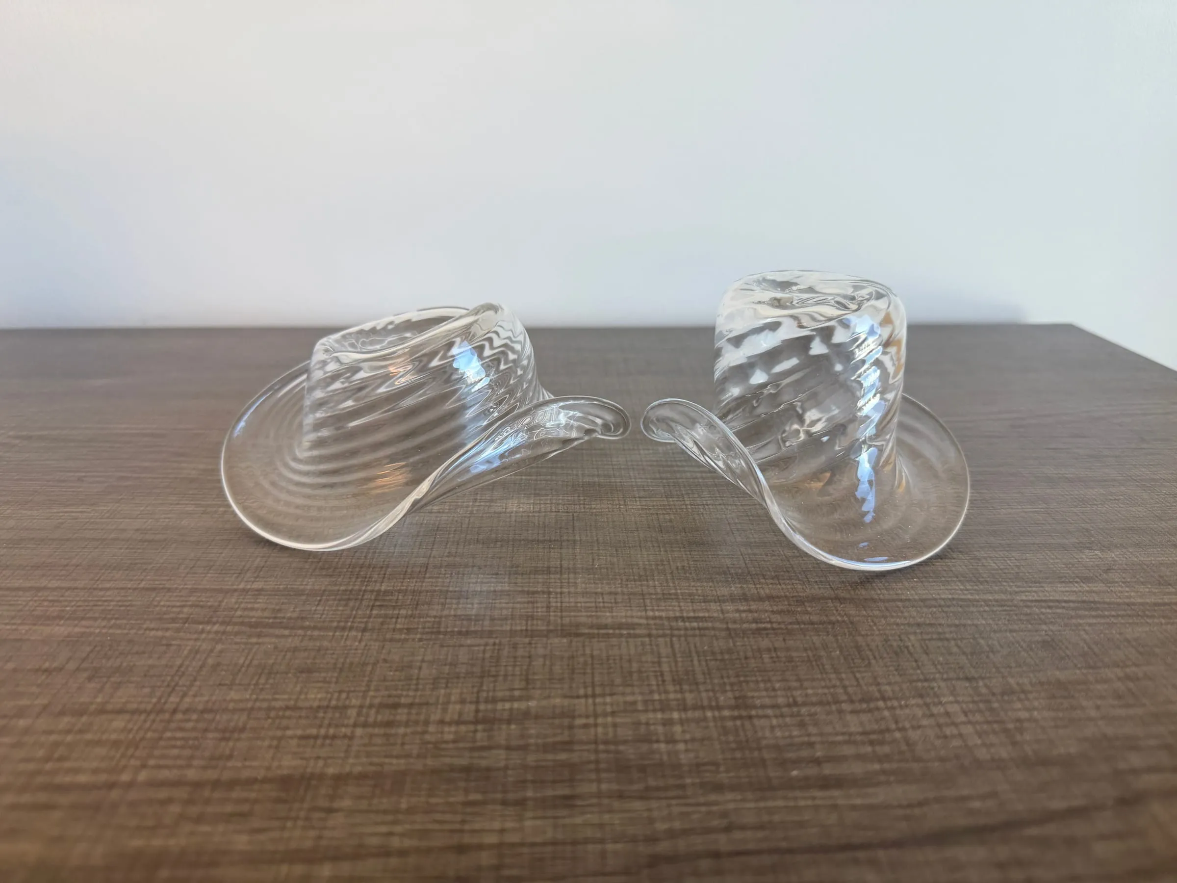 A pair of cowboy hats
