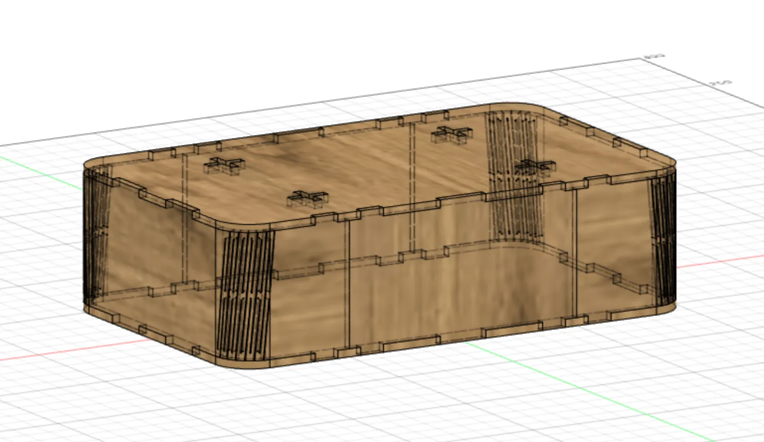 Base designed as bent sheet metal