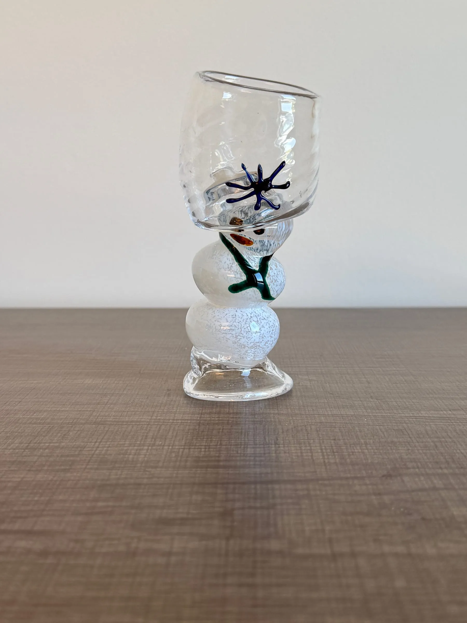 A snowman goblet